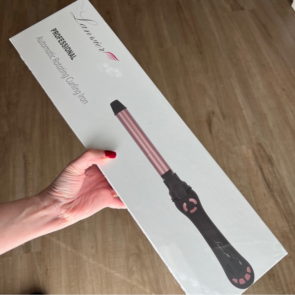🆕 ROTATING 1-inch Hair Curler